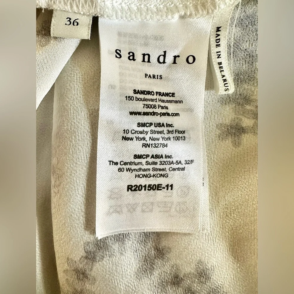 Sandro Paris Jerzy Heart-Motif Midi Dress - Picture 11 of 13